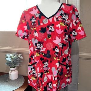 NWOT Disney Nurse Scrub Top ❤️‍🩹